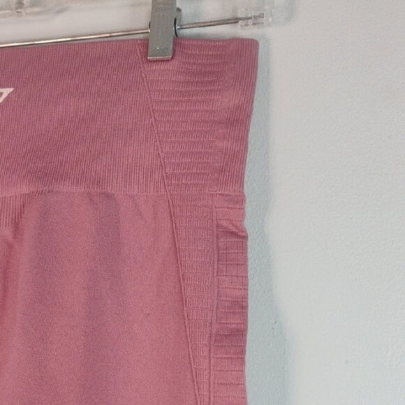 Gymshark Women's Leggings Soft Pink Athletic Active Wear Athleisure Yoga Sporty - Picture 2 of 7
